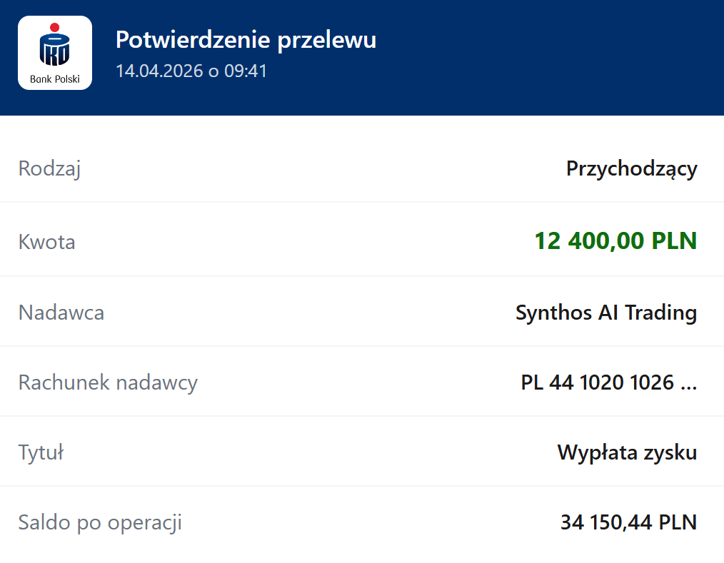 Potwierdzenie przelewu PKO BP